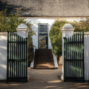 Residencial custom double swing gate at Laguna beach