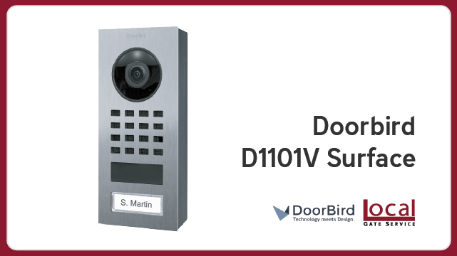 Door Bird D1101V Surface mount intercom system