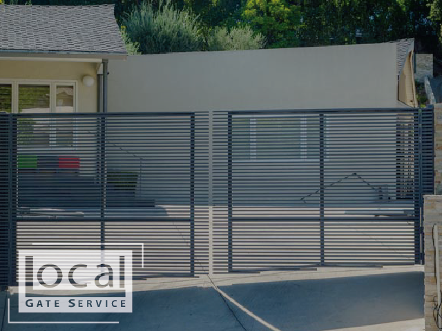 Metal Security Double Swing Gate