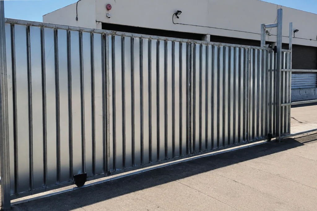 sliding-commercial-gate-installation-process